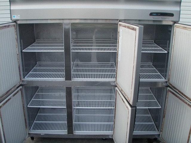 □ホシザキ 6ドア 冷凍庫 HF-180S3 3相200V│厨房家